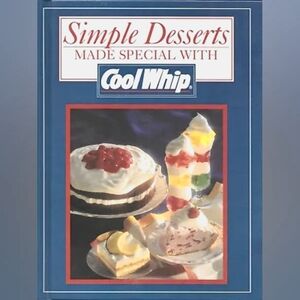 "Simple‎ Desserts Made Special With COOLWHIP" Hardcover Vintage